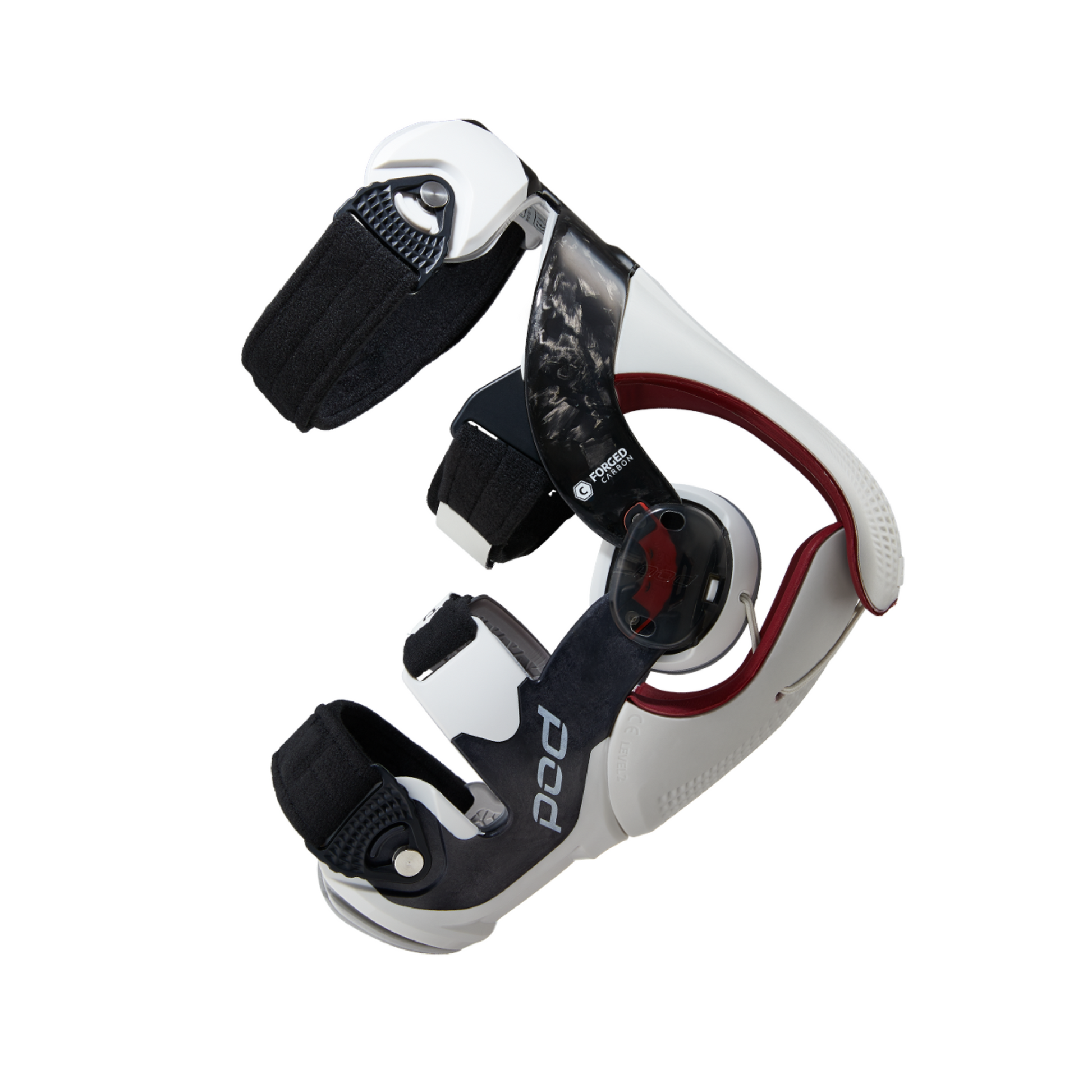 POD K8 3.0 White Knee Brace - Side View